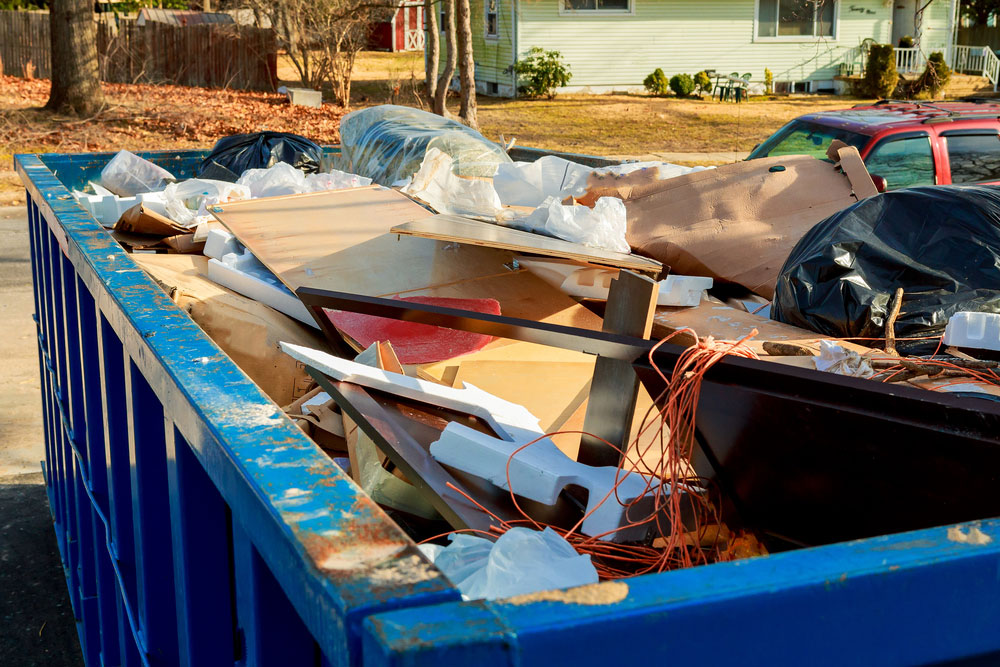 old trash ready for Junk Removal Services in Santa Ana
