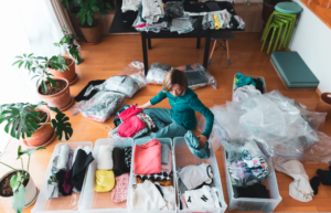 decluttering on holiday