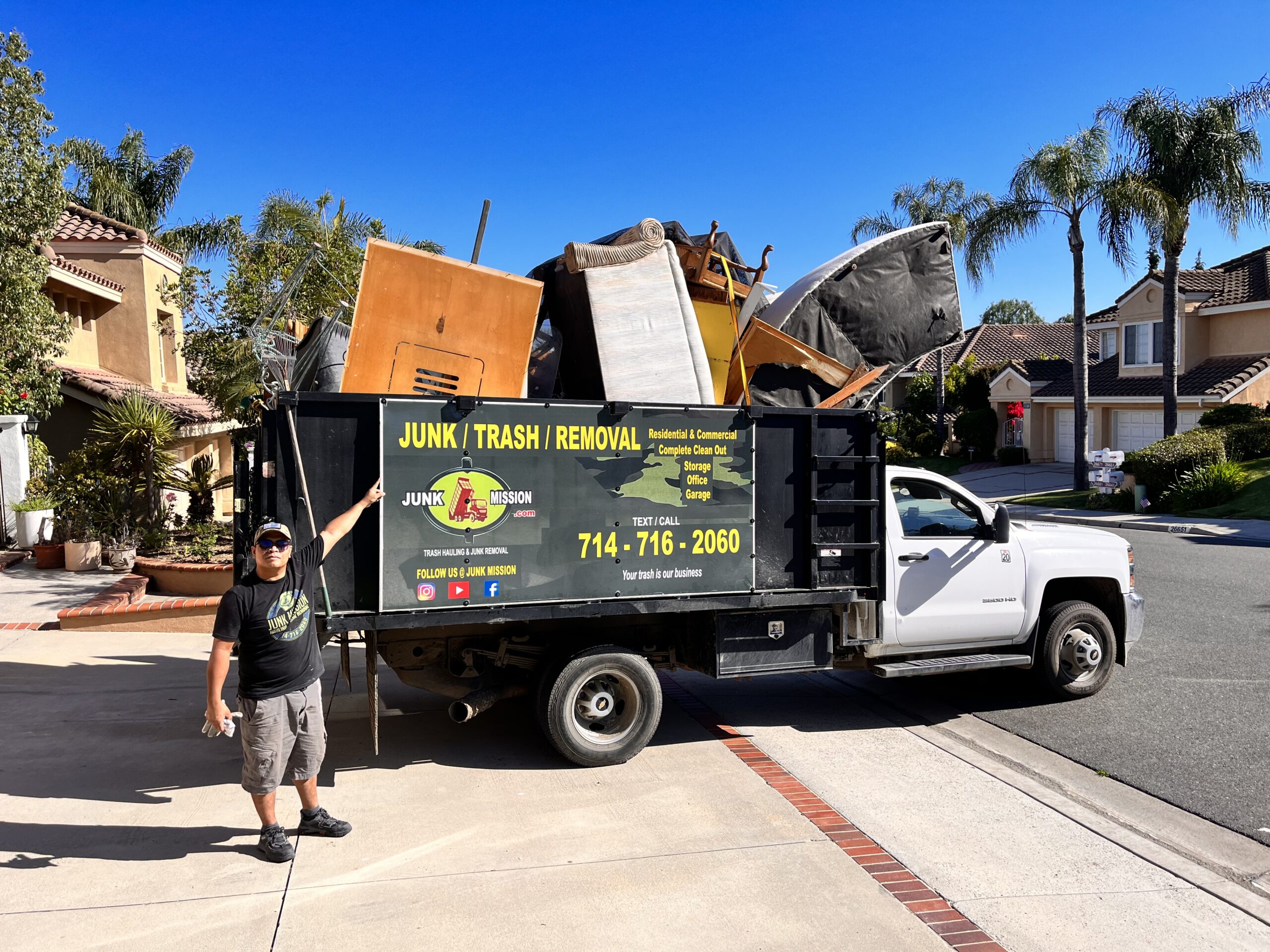 Junk removal in Orange County by Junk Mission
